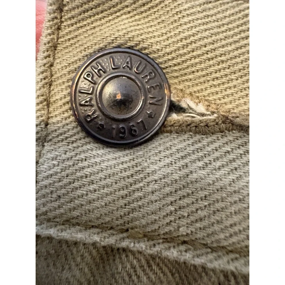 Polo Ralph Lauren Khaki Pants Straight Fit 38/30(40x29) Preppy Office Casual